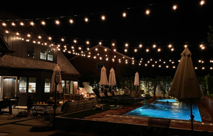 Outdoor Bistro Style String Lights