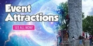 Inflatable obstacle course rental banner